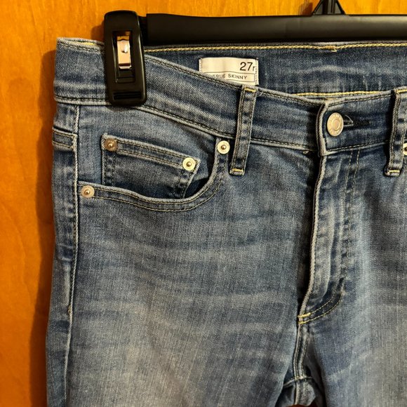 Gap 1969 True Skinny Jeans‎ Size 27r - Picture 3 of 16